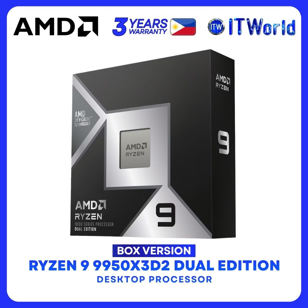 AMD Ryzen 9 9950X3D2 16-Cores 32-Threads Dual Edition Desktop Processor without cooler