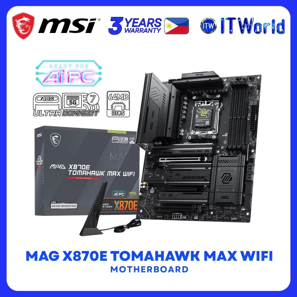 MSI MAG X870E Tomahawk Max Wifi ATX AM5 DDR5 Motherboard