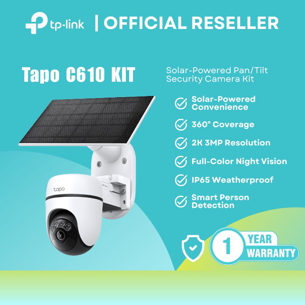 TP-Link Tapo C610 Kit Solar-Powered Pan/Tilt Security Camera Kit itw