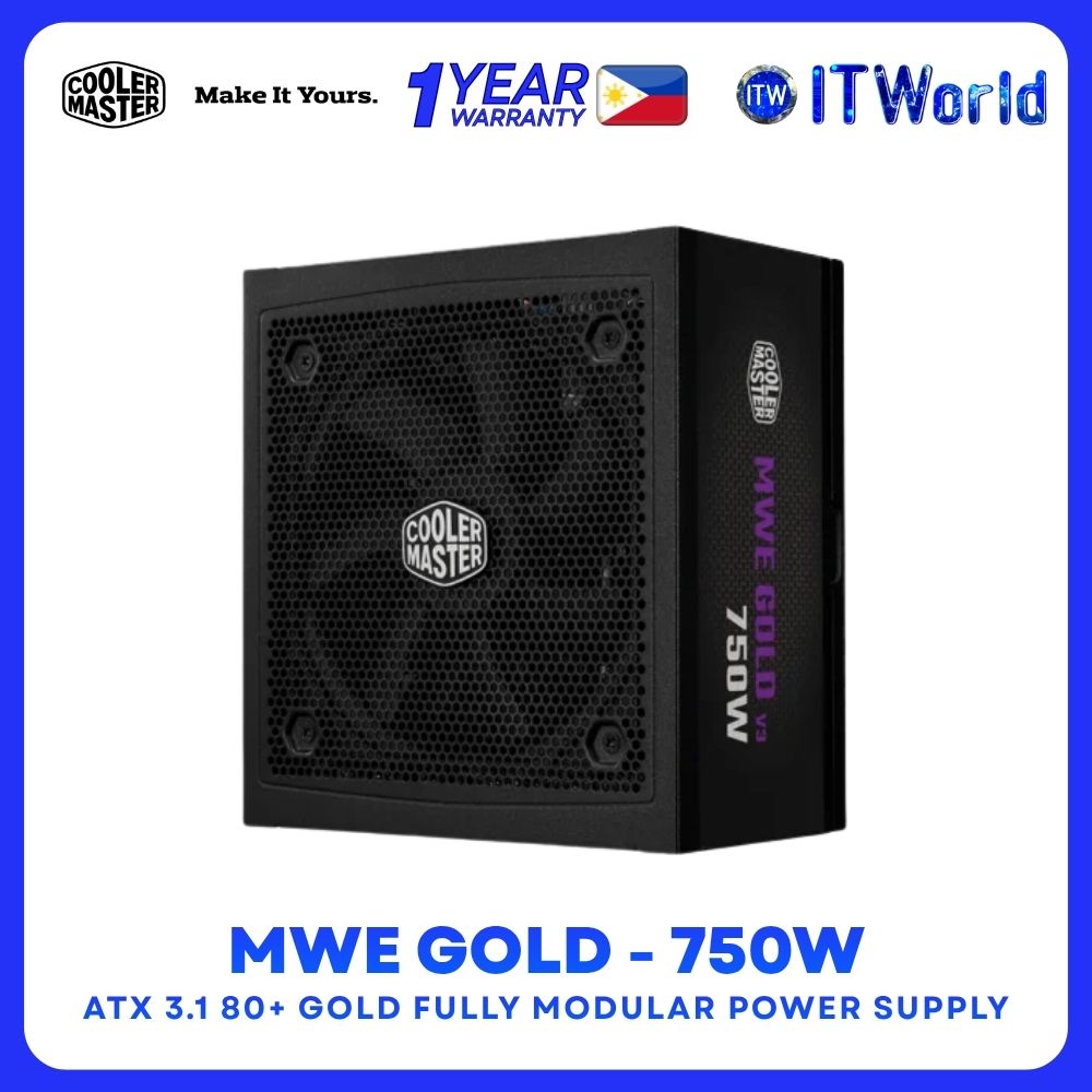 Cooler Master MWE Gold V3 Series - 750W / 850W - PSU ATX 3.1 / 80+ Gold Modular itw