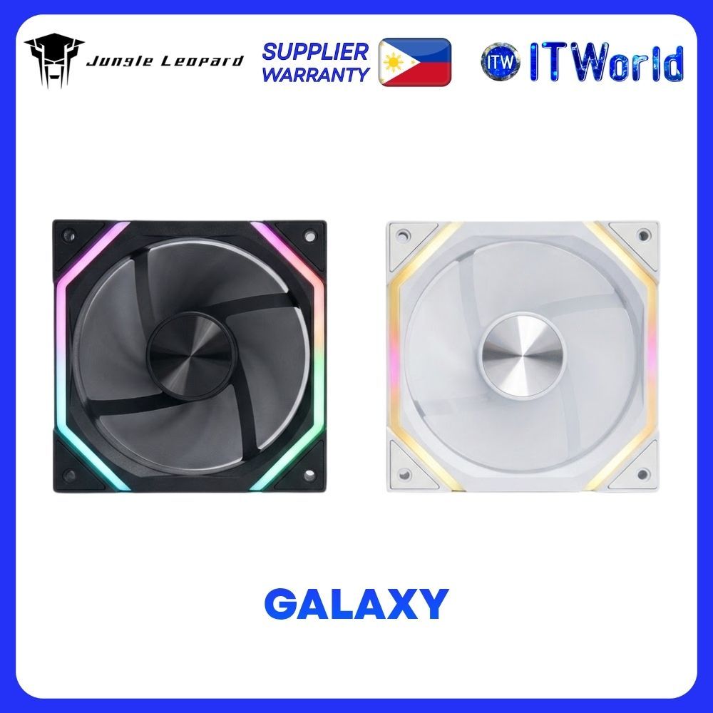 Jungle Leopard Galaxy 120mm ARGB PWM Fan Single 62.36CFM 2000RPM itw