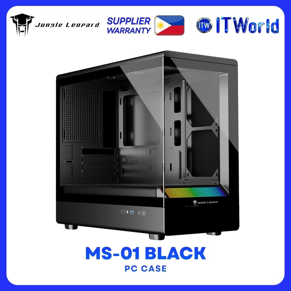 Jungle Leopard MS-01 micro-ATX PC Case - Black itw