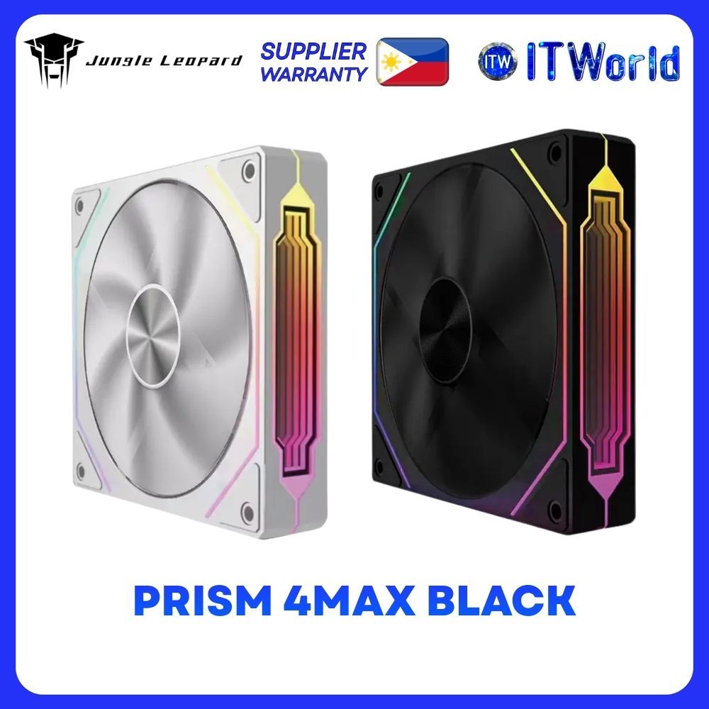 Jungle Leopard Prism 4MAX 5-in-1 ARGB Fan 120mm PWM 58.36CFM itw (Black)