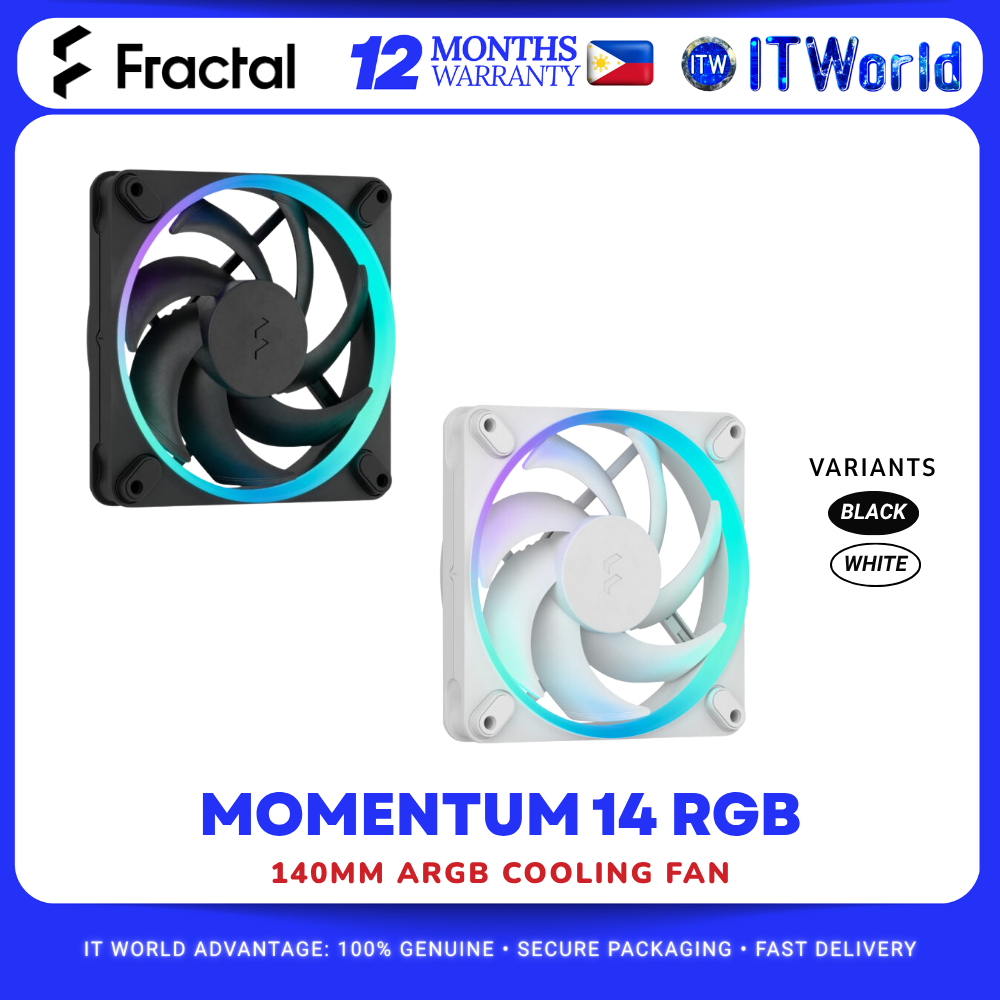 Fractal Design Momentum 14 RGB  140mm ARGB Cooling Fan itw