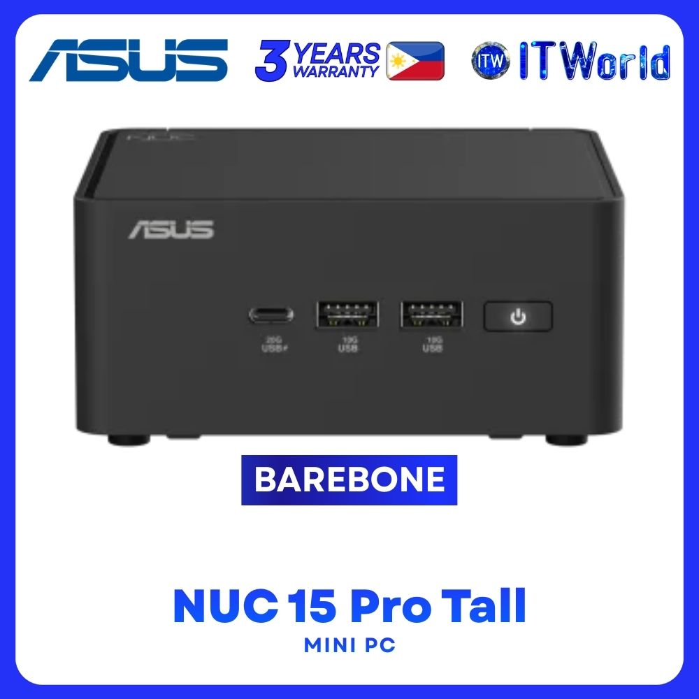 ASUS NUC 15 Pro Tall Core Ultra 5 225H AI Barebone Mini PC WiFi 7 2.5G RNUC15CRHU500000I itw