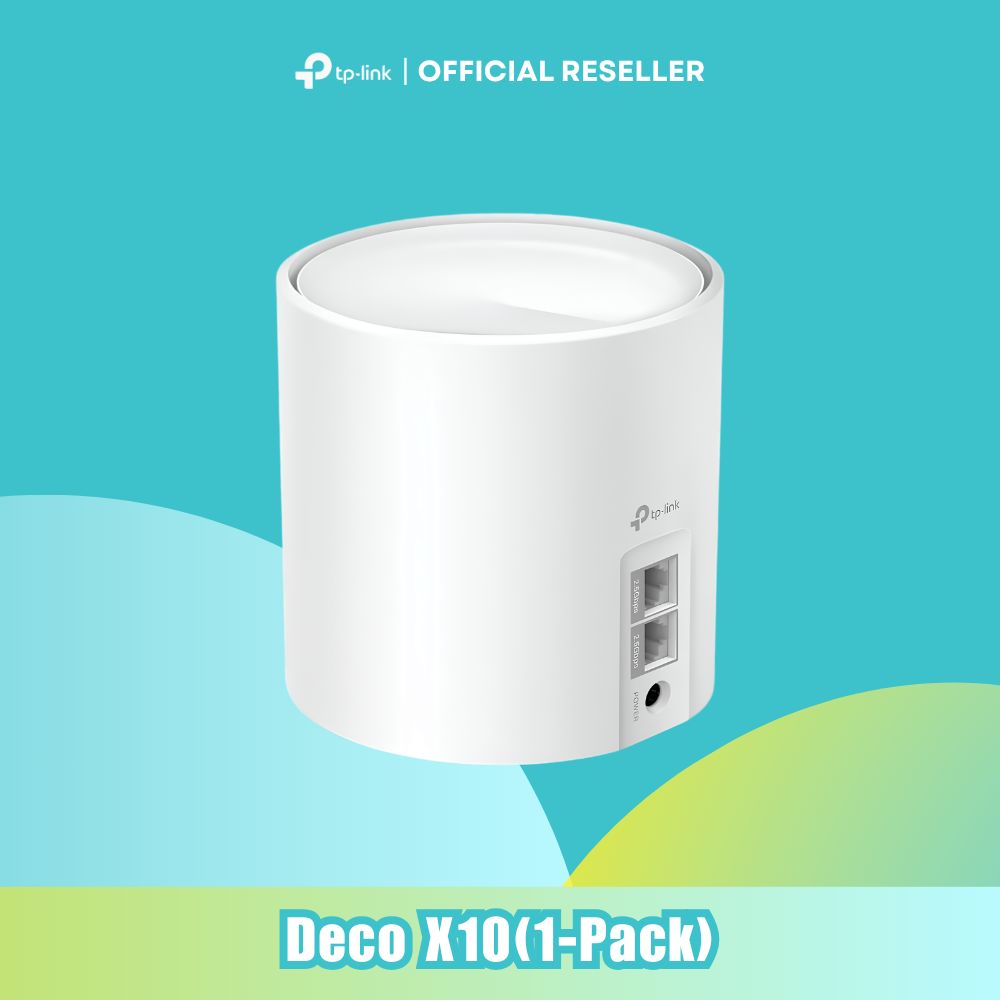 TP-Link Deco X10 AX1500 WiFi 6 Mesh System 1-2-3 Pack Dual Band Gigabit itw