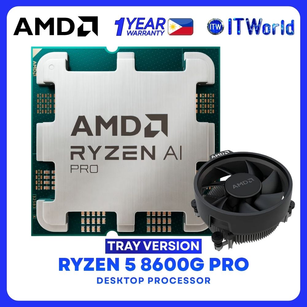 AMD Ryzen 5 8600G PRO 6Cores 12Threads Desktop Processor - Tray Type