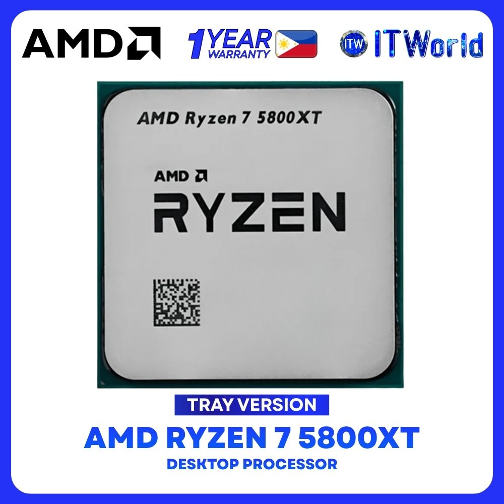 AMD Ryzen 7 5800XT 8 Cores 16 Threads Desktop Processor without cooler - Tray Type