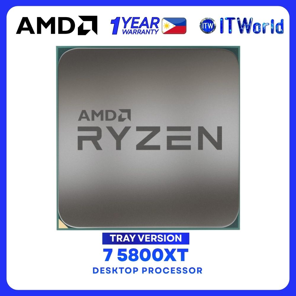 AMD Ryzen 7 5800XT 8Cores 16Threads Desktop Processor without Cooler - Tray Type