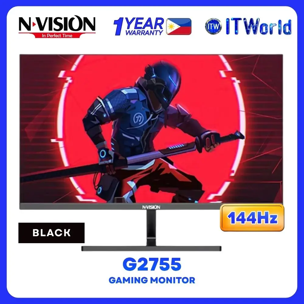 NVision G2755 - 27" 1920x1080 FHD / 144Hz / IPS / 1ms MPRT / Gaming Monitor