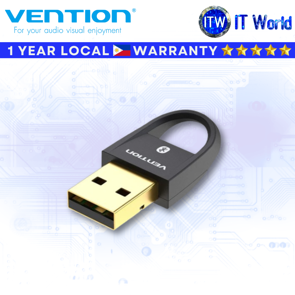 Vention USB Bluetooth 5.0 Adapter Gold Plated CDSB0