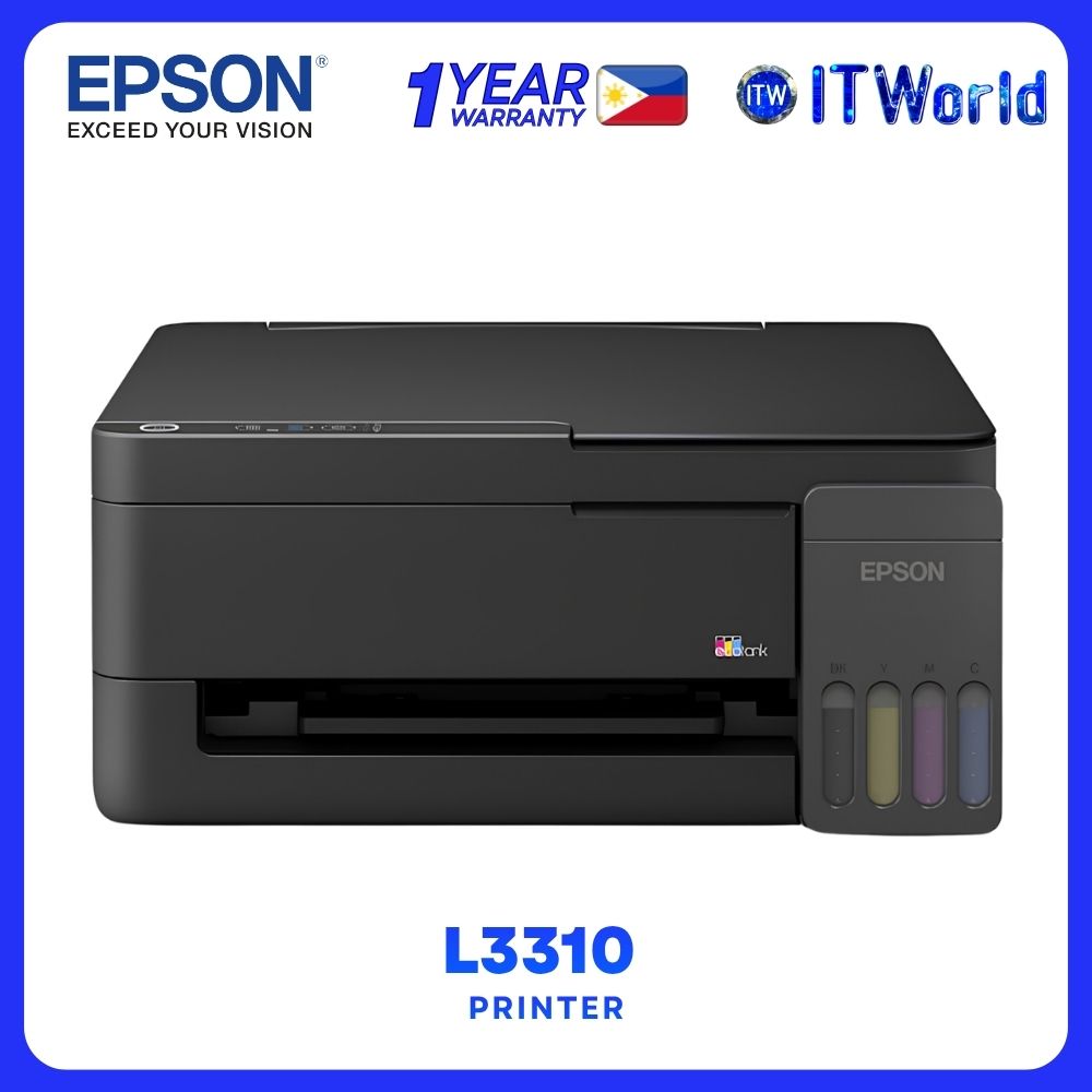 Epson EcoTank L3310 A4 All-in-One Ink Tank Printer itw