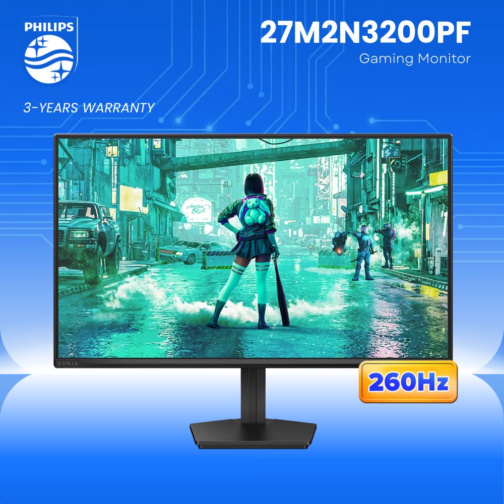 Philips 27M2N3200PF - 27" 1920x1080 FHD / 260Hz / Fast IPS / 1ms GTG / Gaming Monitor itw