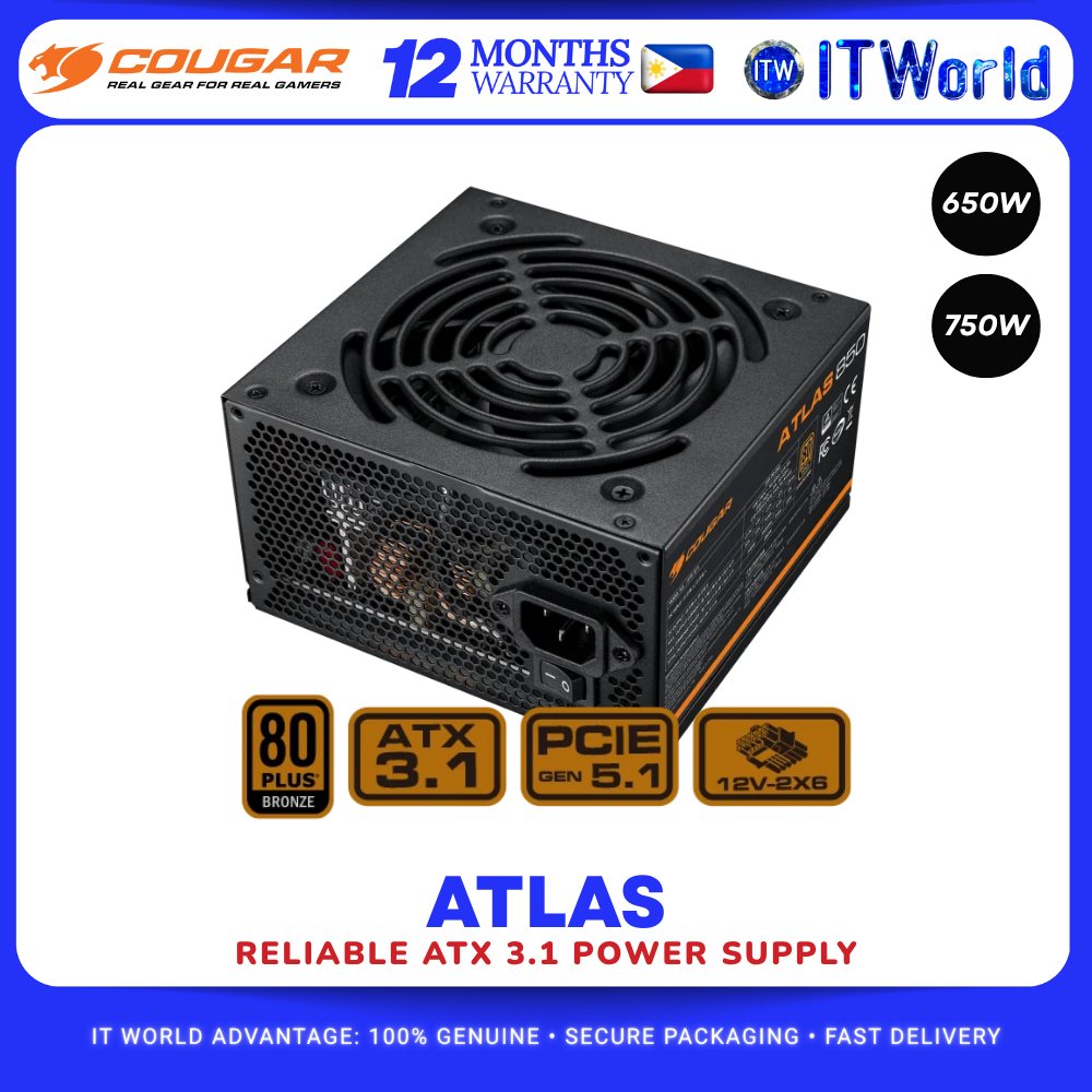 Cougar ATLAS Series – ATX 3.1 80+ Bronze PSU Desktop itw