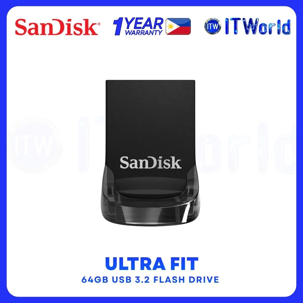 SanDisk SDCZ430-064G-G46 Ultra Fit USB 3.2 Flash Drive 64GB 300MB/s itw