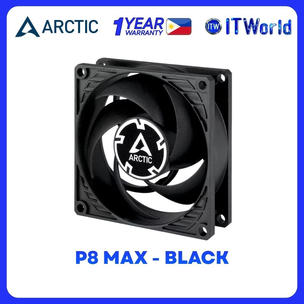 ARCTIC P8 Max 80mm PWM Fan - 500–5000RPM / High Pressure / ACFAN00286A