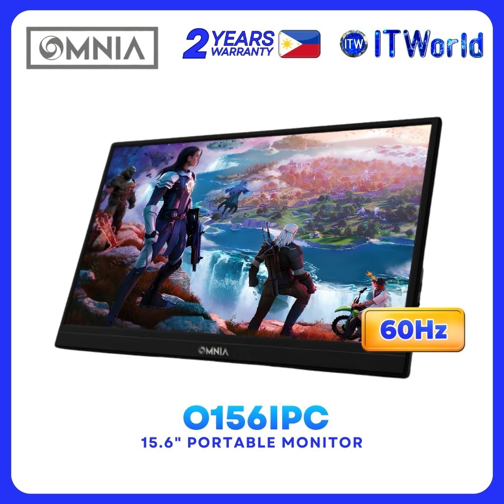 OMNIA O156IPC 15.6" Portable Monitor IPS FHD 1920x1080 60Hz O156IPC