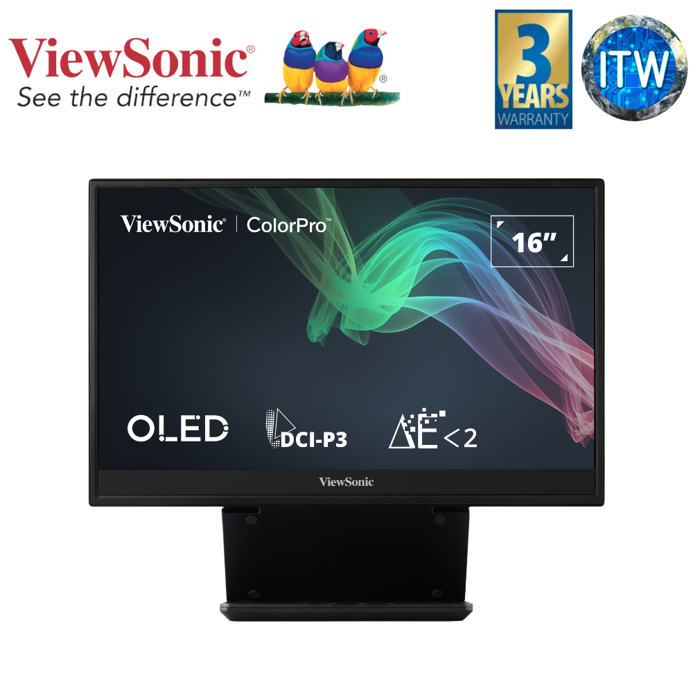 Viewsonic VP16-OLED 16&quot; FHD (1920x1080), 60Hz, 1ms OLED Portable Monitor