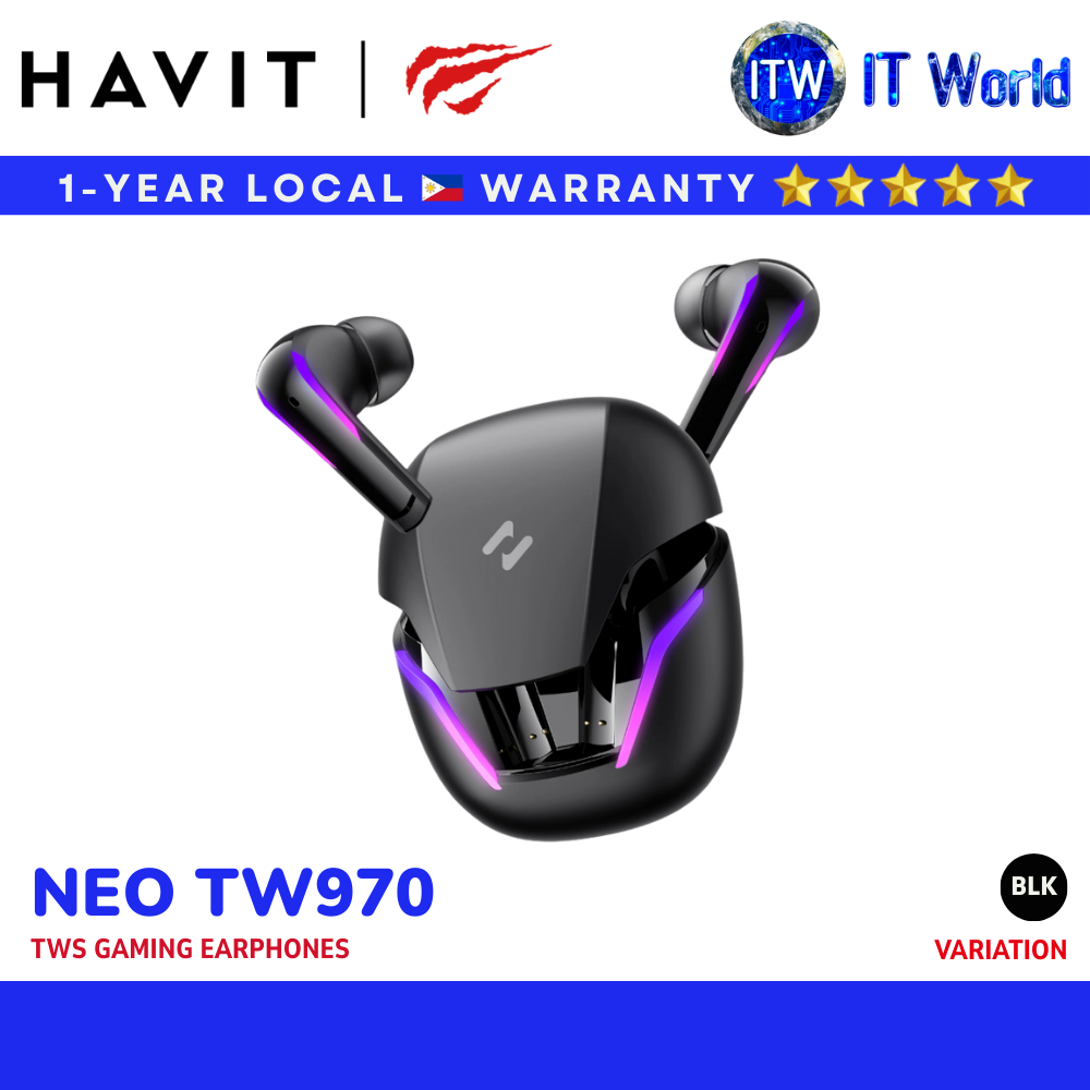 Havit Neo TW970 | TWS Earbuds / Bluetooth 5.3 + 2.4G Dongle / 13mm Drivers