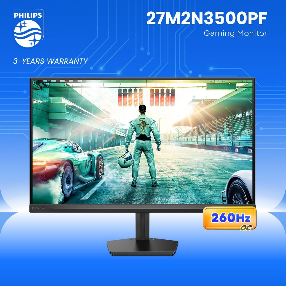 Philips Envia 27M2N3500PF - 27" 2560x1440 QHD / 260Hz OC / Fast IPS / 1ms GTG / Gaming Monitor
