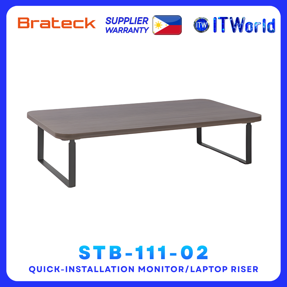 Brateck STB-111-02 - Quick-Installation Monitor/Laptop Riser for 13–32 Devices itw