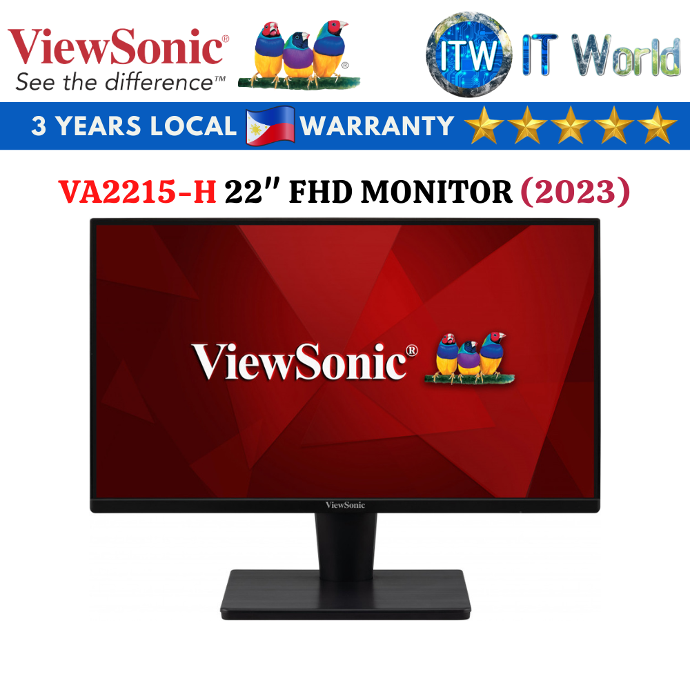 Viewsonic VA2215-H / 22&quot; FHD / VA / Flicker-free Monitor (2023 Model) (75Hz/100Hz) (75Hz)