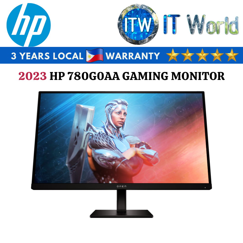 HP 780G0AA 27&quot;, 165Hz, IPS, 1ms Gaming Monitor (2023 Model)