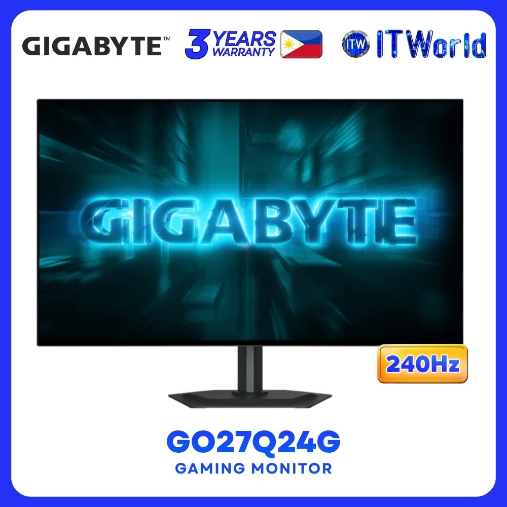 Gigabyte GO27Q24G - 27" 2560x1440 QHD / 240Hz / WOLED / 0.03ms GTG / Gaming Monitor GP-GO27Q24G-AP