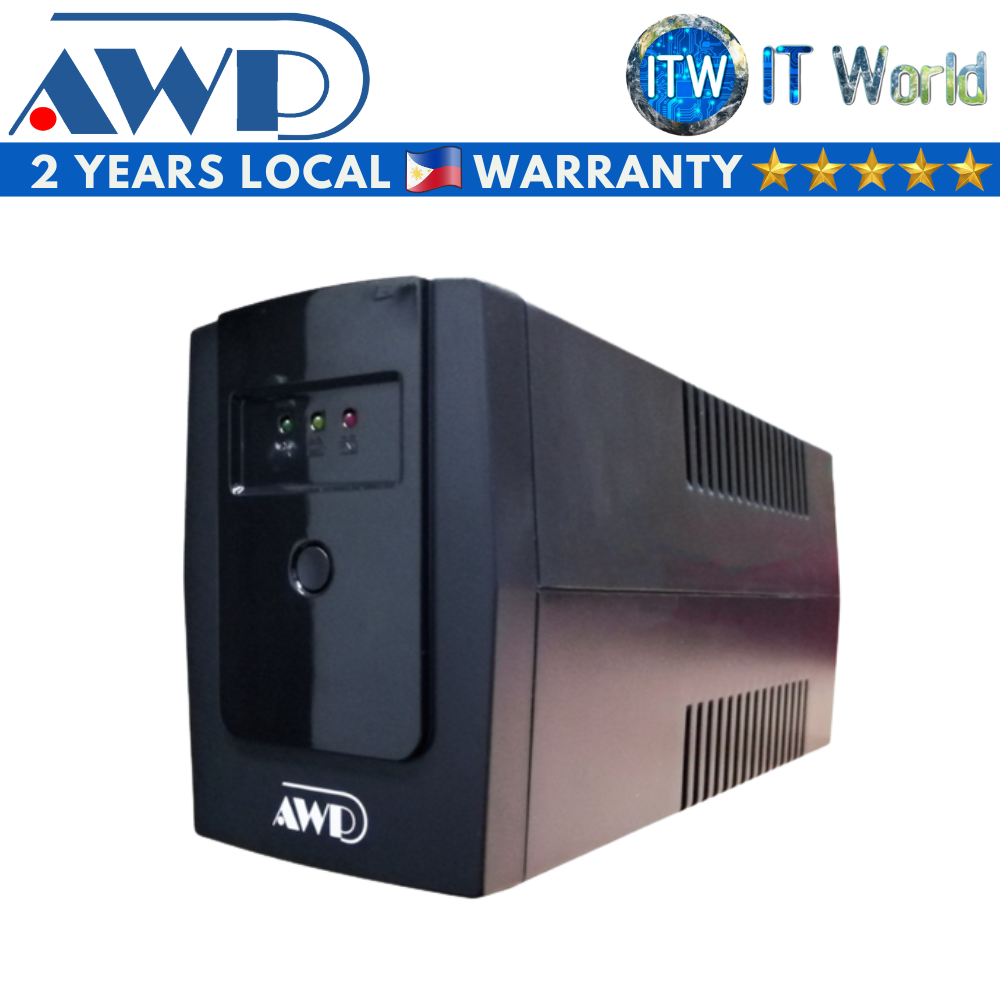 AWP AID1000 1000VA / 600W Socket LED Indicator Line Interactive UPS