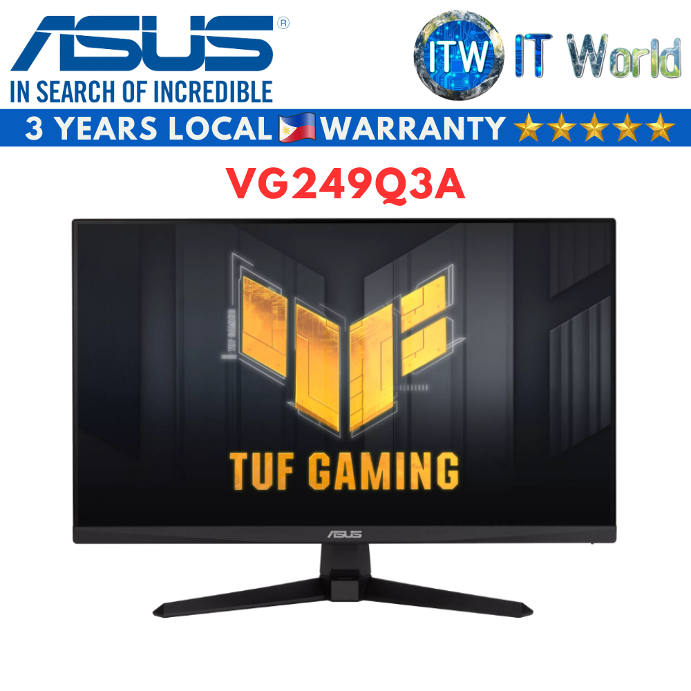Asus TUF Gaming VG249Q3A / 24&quot; FHD / 180Hz / IPS / 1ms / Flicker-free Gaming Monitor