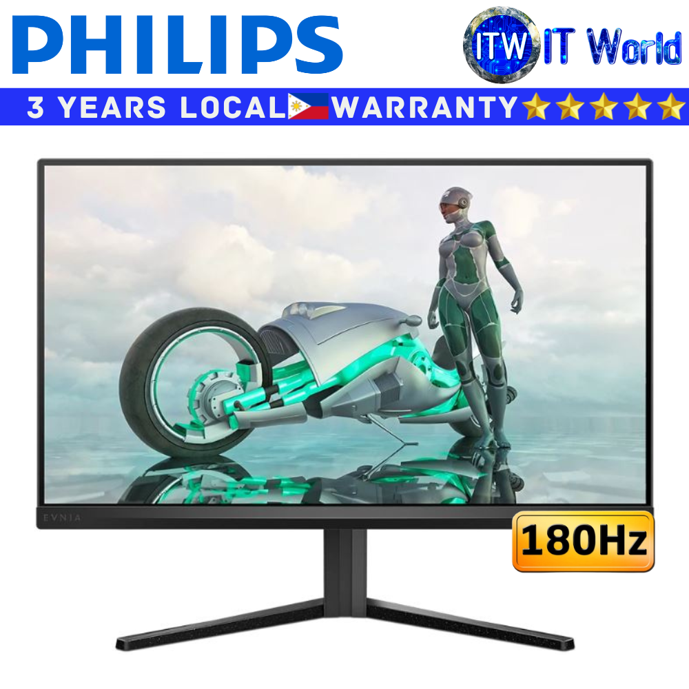 Philips Gaming Monitor 24M2N3200L 23.8" 1920x1080 FHD / 180Hz / IPS / 1ms GTG / Flicker-free | itw