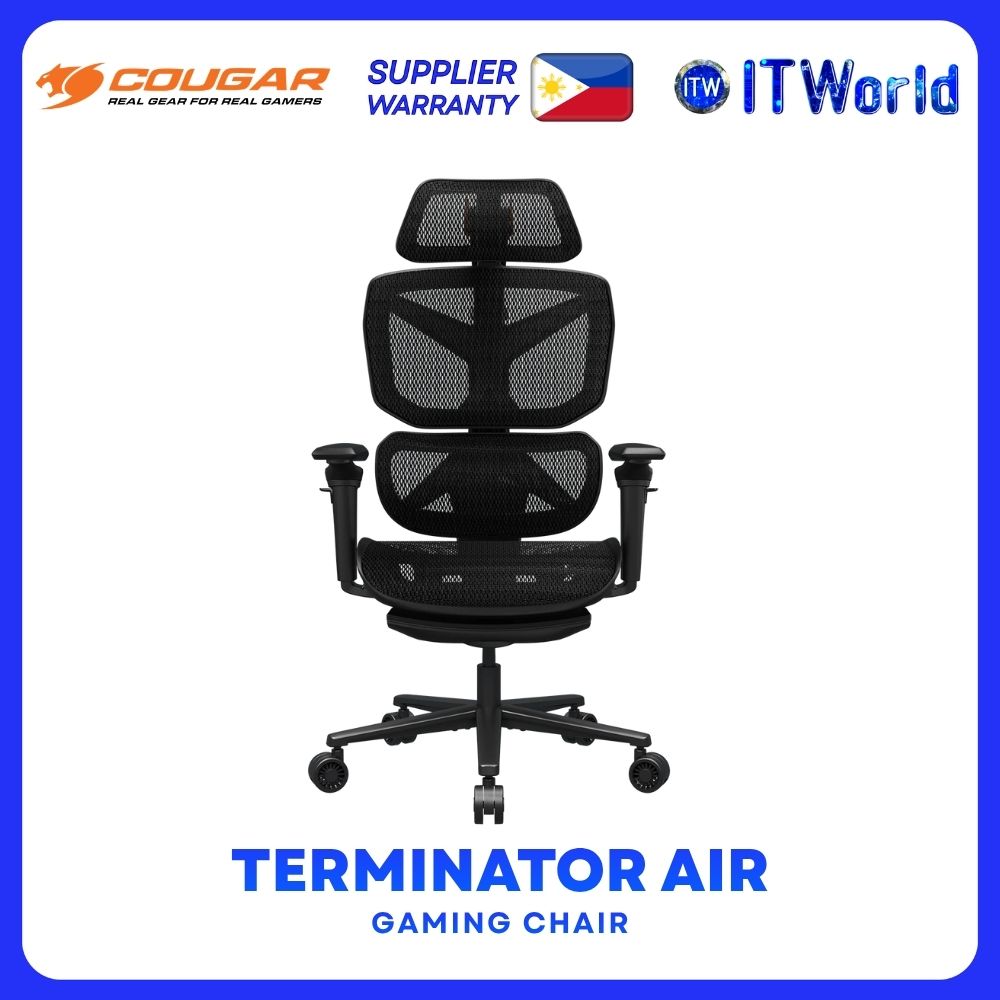 Cougar Terminator Air Machine-Inspired Design for Human Body Gaming Chair itw