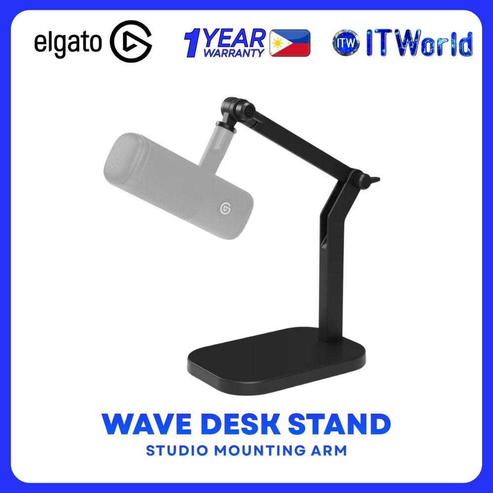 Elgato Wave Desk Stand Studio Mounting Arm EL-10AAU9901 itw
