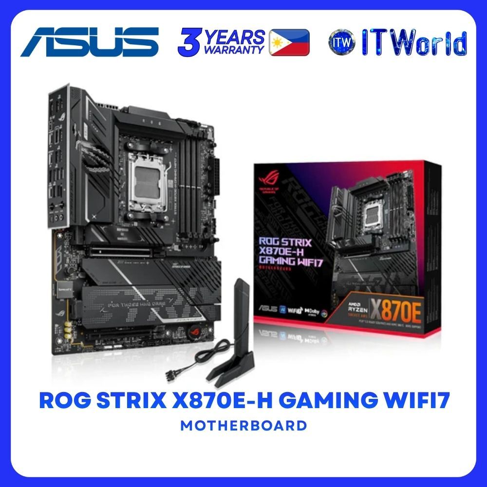 ASUS ROG STRIX X870E-H Gaming WIFI7 AM5 DDR5 ATX Motherboard