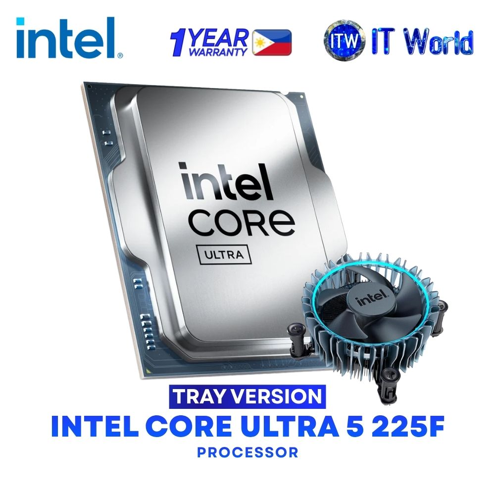 Intel Core Ultra 5 225F 20M Cache, up to 4.90Ghz Desktop Processor - Tray Type