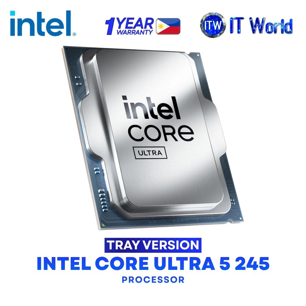 Intel Core Ultra 5 245 24MB Cache, up to 5.10Ghz Socket LGA1851 Desktop Processor - Tray Type