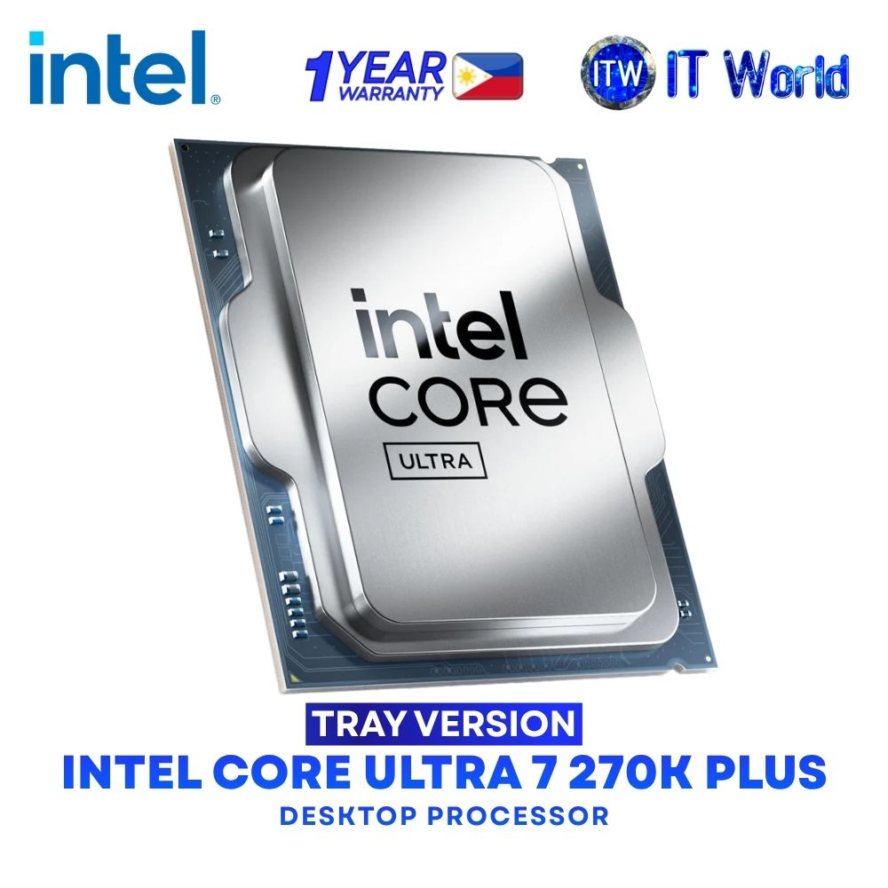 Intel Core Ultra 7 270K Plus 36M Cache, up to 5.50Ghz Desktop Processor without Cooler - Tray Type