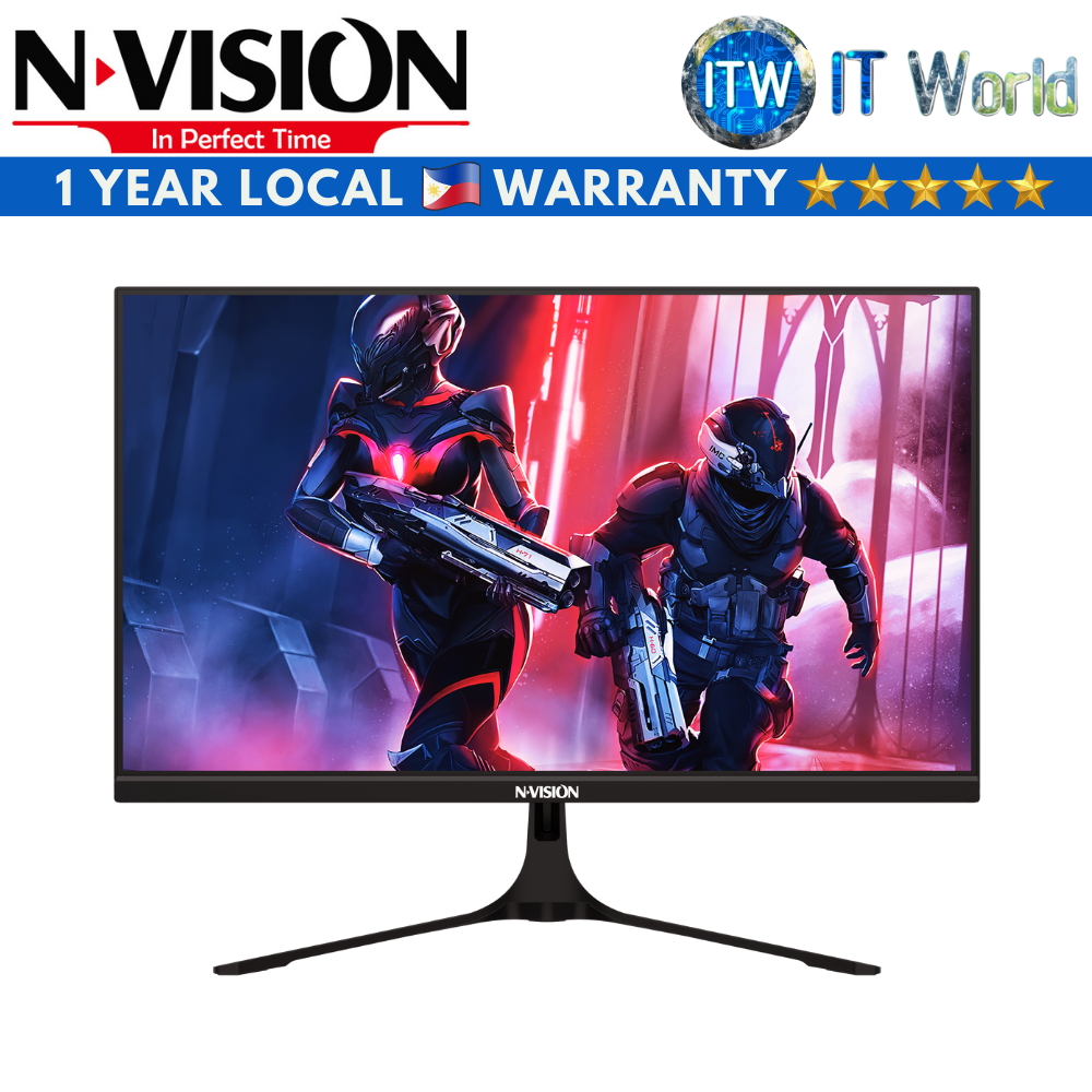 Nvision EG24S1 - 24&quot; 1920 x 1080 / 165Hz / IPS / 1ms (GTG) Black Gaming Monitor