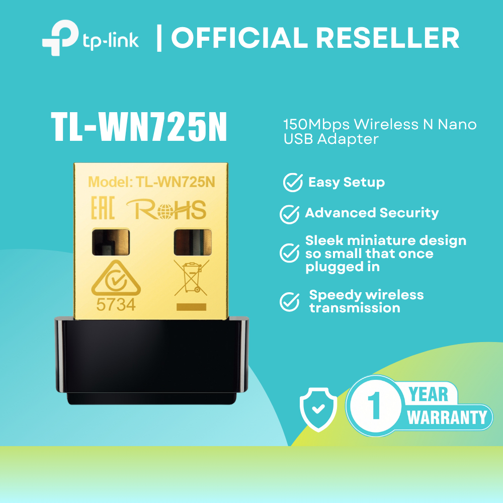 TP-Link TL-WN725 150Mbps Wireless N Nano USB Adapters itw