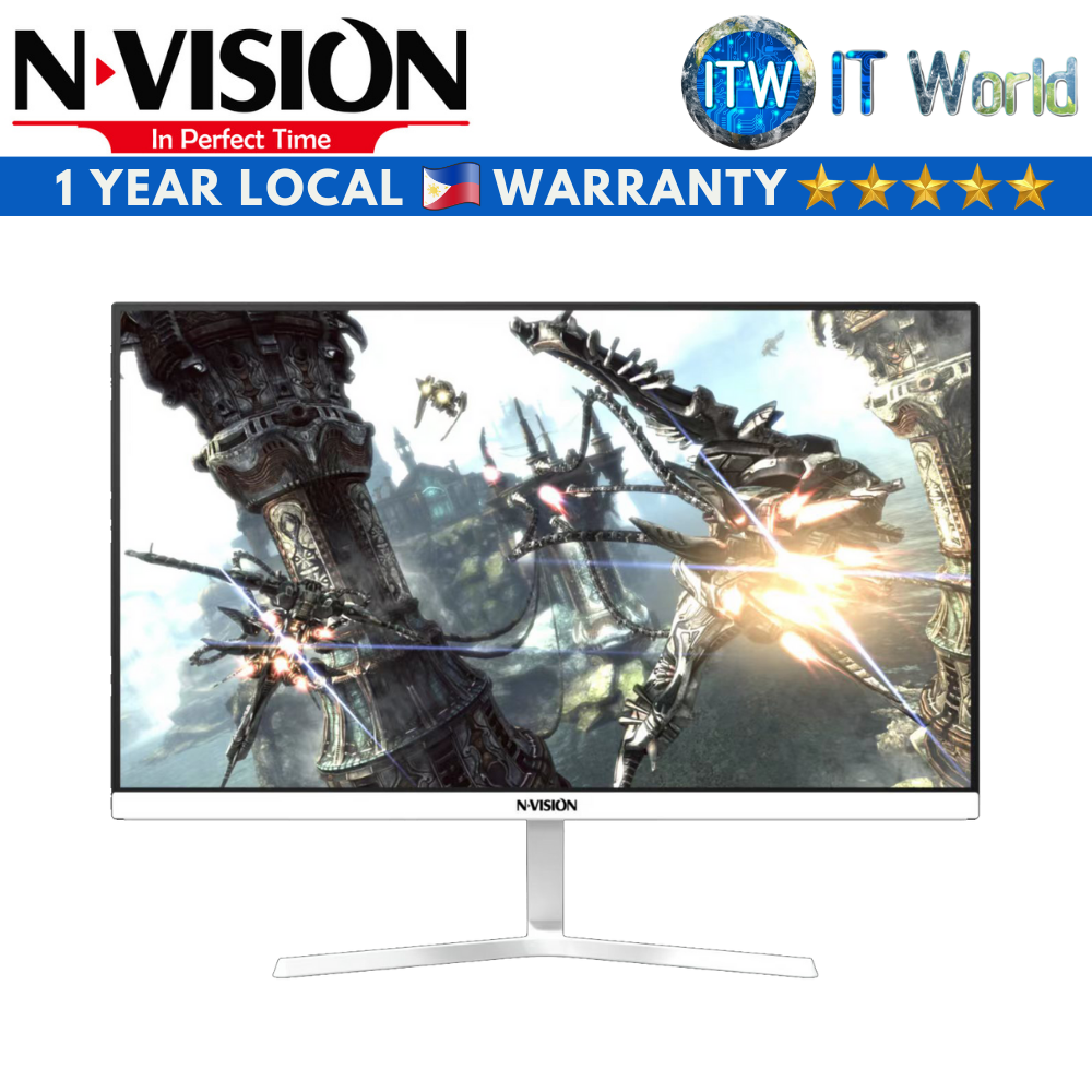 Nvision N2455 / 23.8&quot; (1920 x 1080) / 75Hz / IPS / Frameless Gaming Monitor (White)