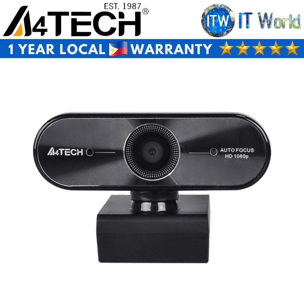 A4Tech PK-940HA FHD 1080P Auto Focus USB Black Webcam