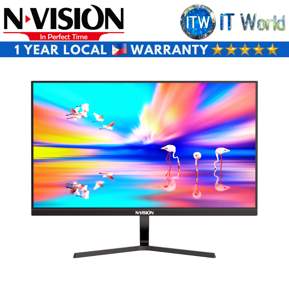 Nvision N2455 / 23.8&quot; (1920 x 1080) / 75Hz / IPS / Frameless Gaming Monitor (Black)