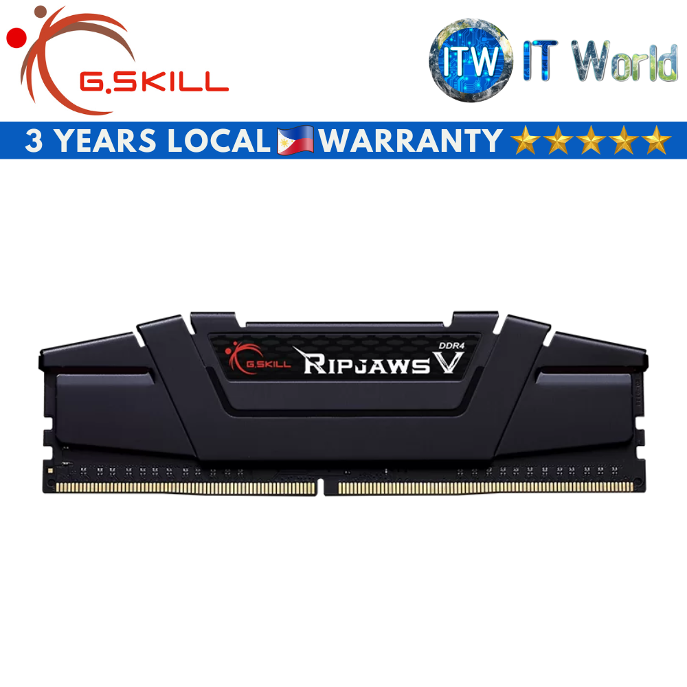 G.skillRipjaws V 64GB (2x32GB) DDR4-3600 CL18 1.35V RAM (F4-3600C18D-64GVK)