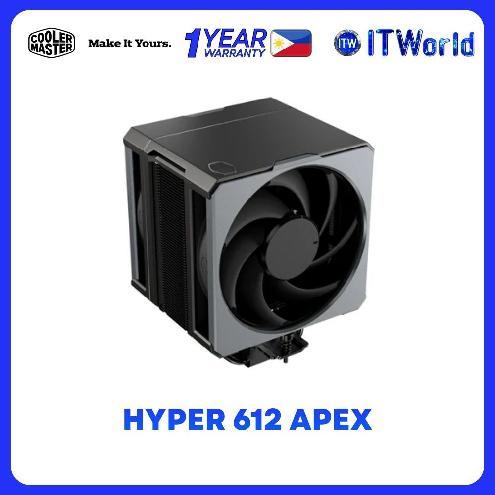 Cooler Master Hyper 612 Apex CPU Air Cooler Dual 120mm PWM MAP-T6PN-225PK-R1 itw