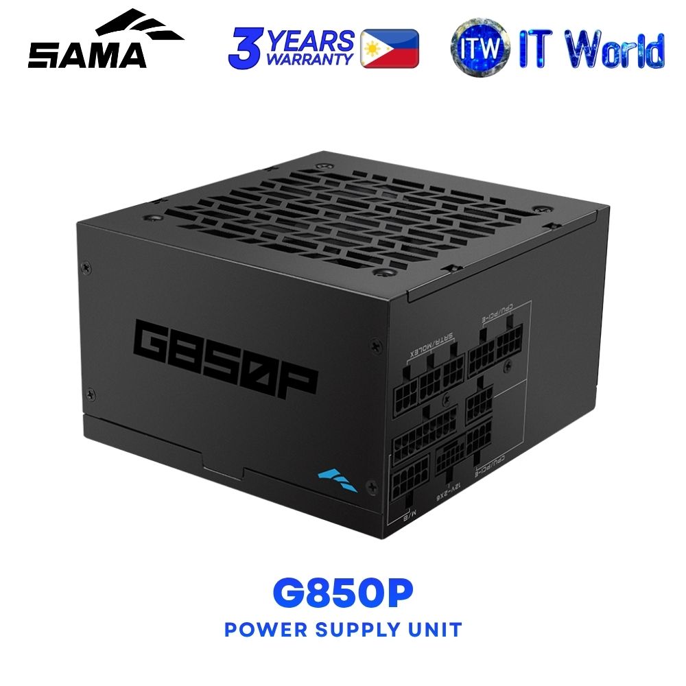 Sama G850P ATX 3.1 80Plus Gold Certified Fully Modular Power Supply Unit HAT-850yzB1-GP