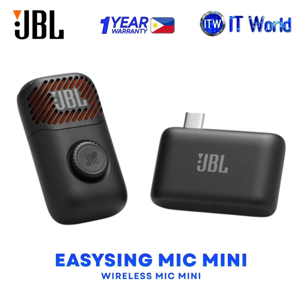 JBL EasySing Mic Mini  Lightweight Wireless Microphone - Black JBLESMICMINI