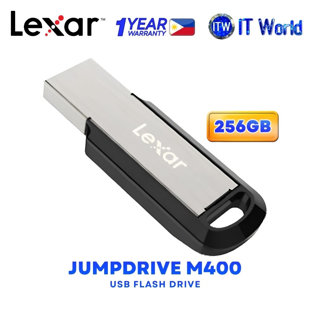 Lexar JumpDrive M400 Transfer speed up to 150MB/s USB 3.2 Gen 1 Flash Drive - 256GB LJDM400256G-BNBNG