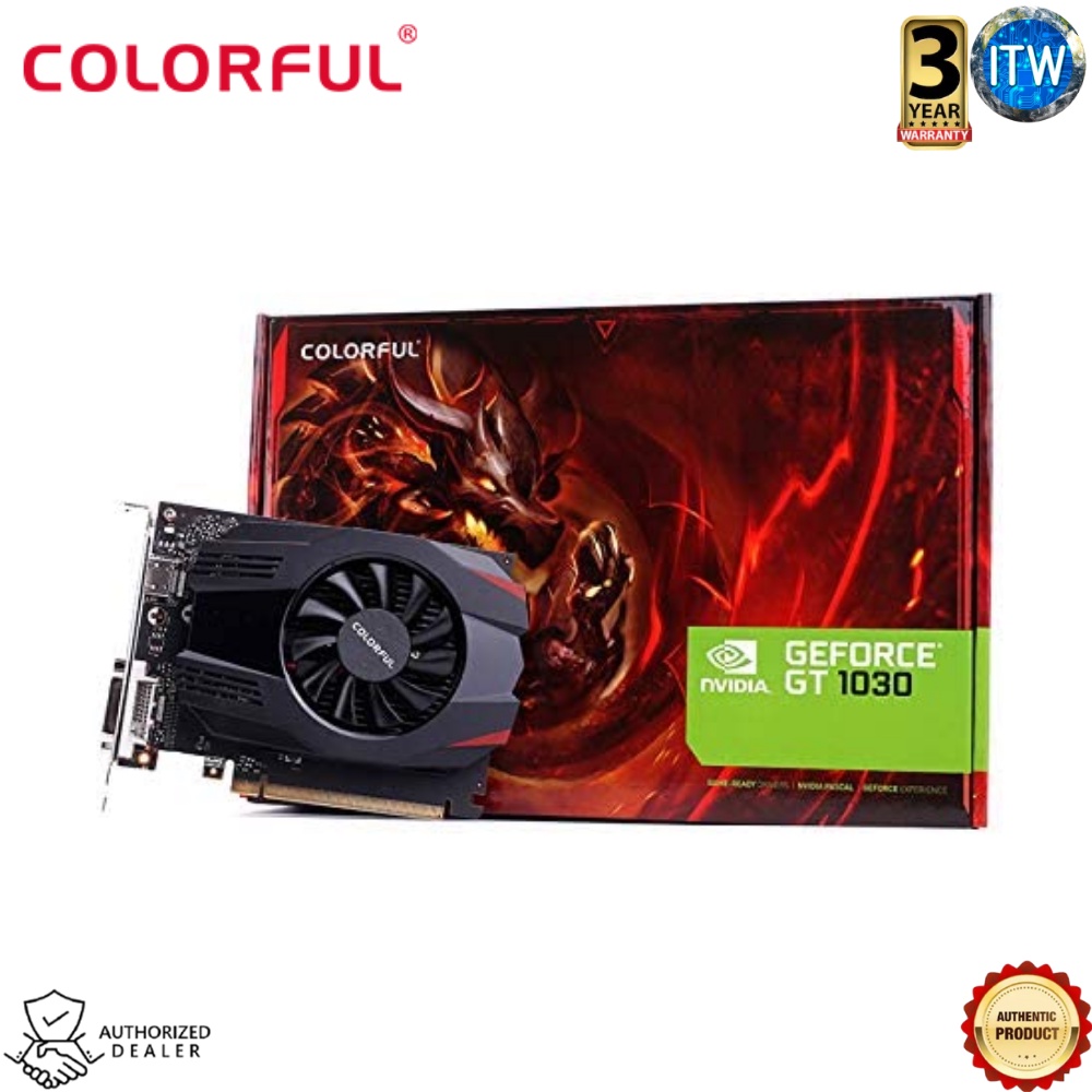 Colorful GeForce GT 1030 4GB DDR4 RAM Graphics Card (Gt1030 4G-V)