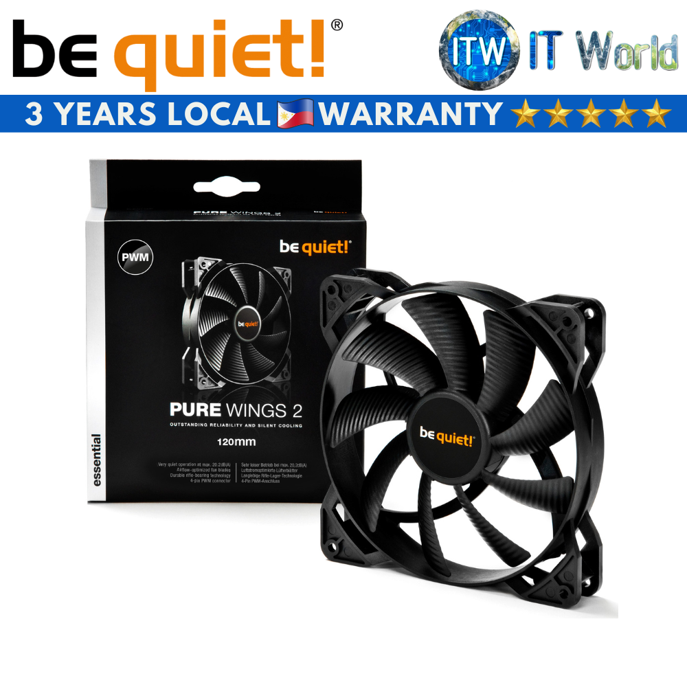 Be Quiet! Pure Wings 2 120mm Cooling Fan (BL039 PWM)
