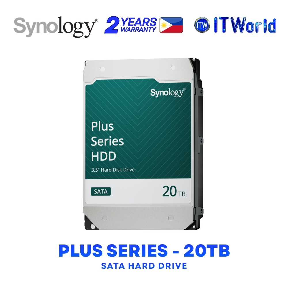 Synology HAT3320 Plus Series 20TB 3.5" SATA HDD 7200RPM 295MB/s itw